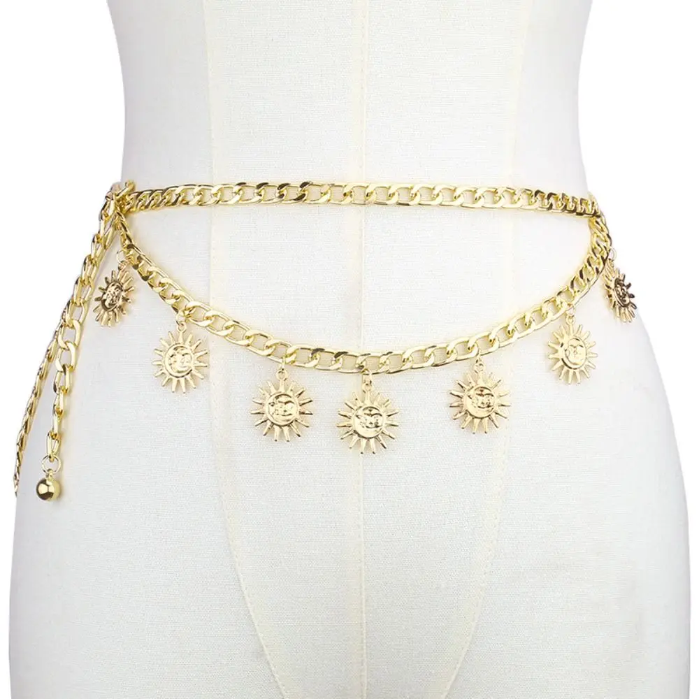 

Универсальная подвеска в стиле панк с кисточками на талии, поясная цепочка в стиле ретро, хип-хоп, пояс из сплава, винтажное платье, пояса для женщин