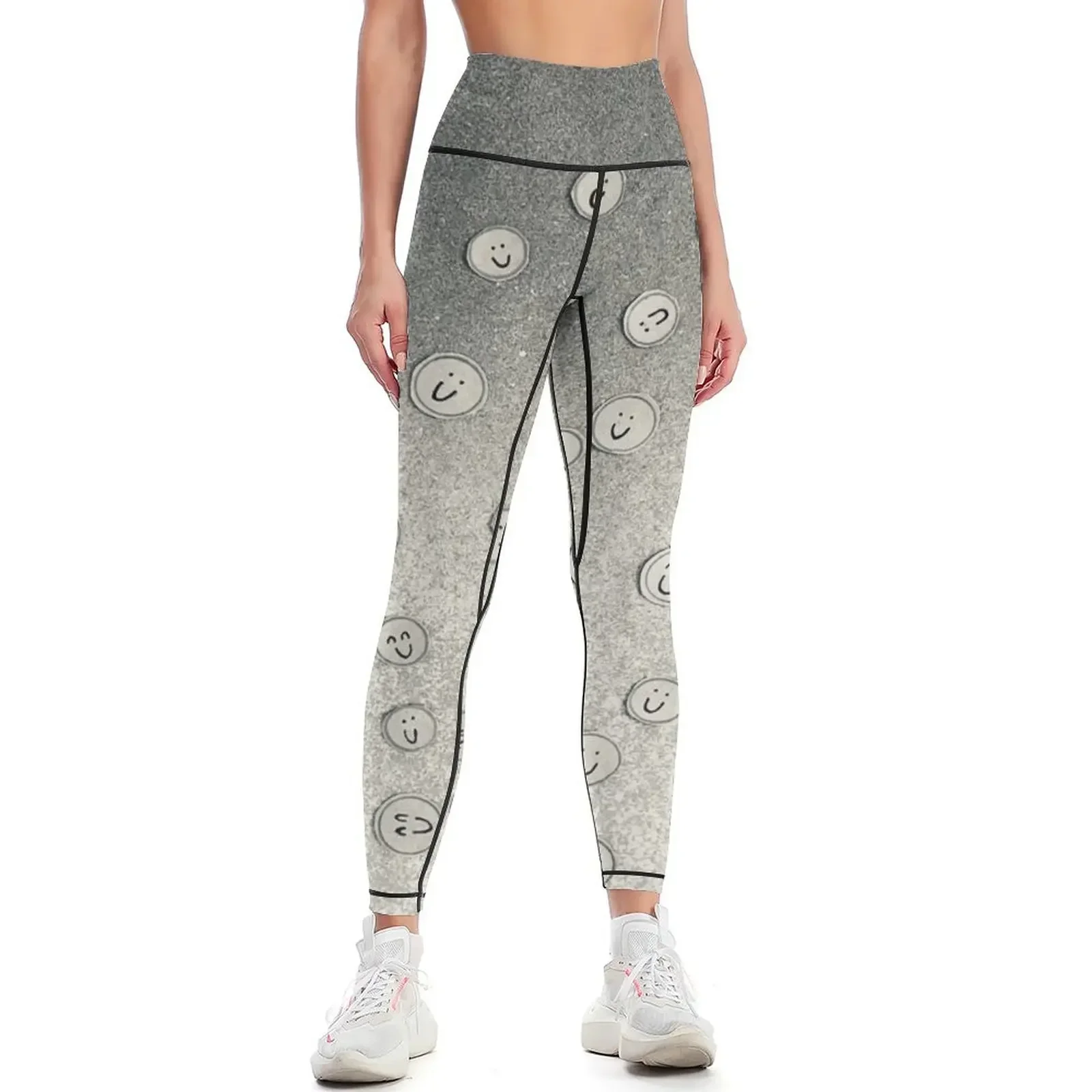 

Sending UP Happy Vibes Leggings for physical gym pants trousers gym wear Womens Leggings
