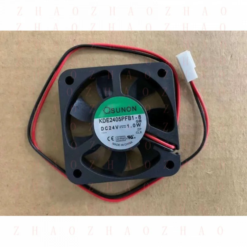 L+ 1pcs for SUNON 2wire KDE2405PFB1-8 DC24V 1.0W 50*50*10mm Cooling fan
