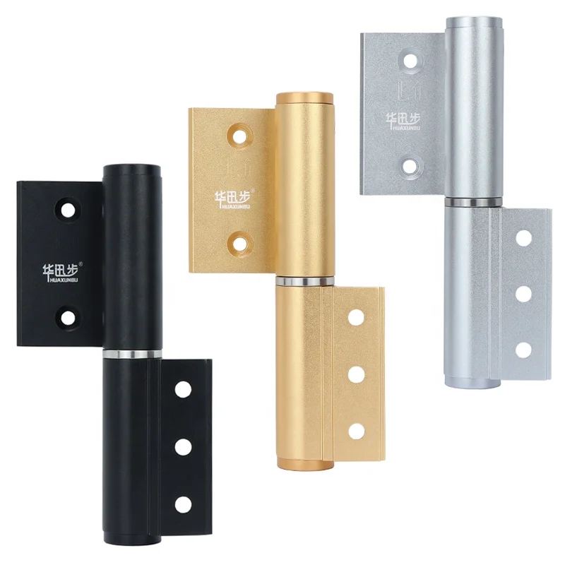 Modern Design Heavy-Duty 3mm Thickness 45kg Hydraulic Soft Self-Closing Aluminum Alloy Glass Door Hinge 165 Opening Angle