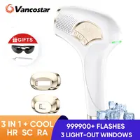 Vancostar Cool IPL depilación 3 en 1 para mujeres rejuvenecimiento acné eliminar indoloro Bikini recortador en casa depiladora láser permanente
