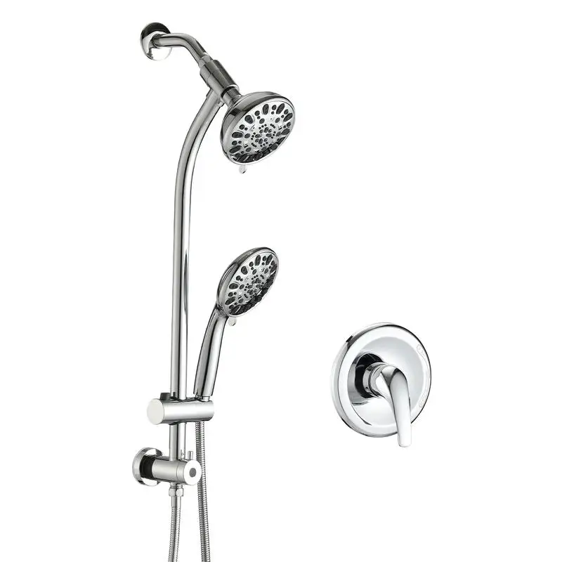 

Dual Shower System, Handheld with 7 Spray Settings - Versatile Showerhead for Ultimate Comfort and Relaxation
