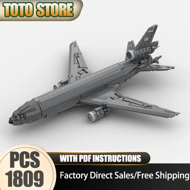 قوالب بناء KC-10 موسع نموذج طائرة ocTechnology وحدات نموذج طائرة عسكرية كتلة عيد الميلاد لتقوم بها بنفسك لعبة هدايا العيد #1