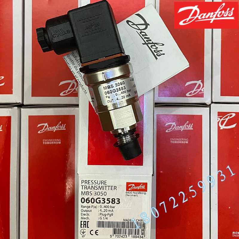060G3583 Sensore di pressione Danfoss Trasmettitore di pressione Danfoss MBS3050 0-400bar