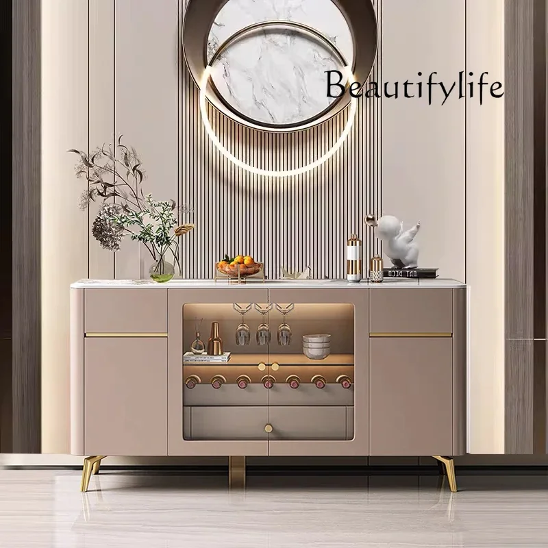 wine cabinet light luxury high-end household living room simple small apartment Italian side cabinet