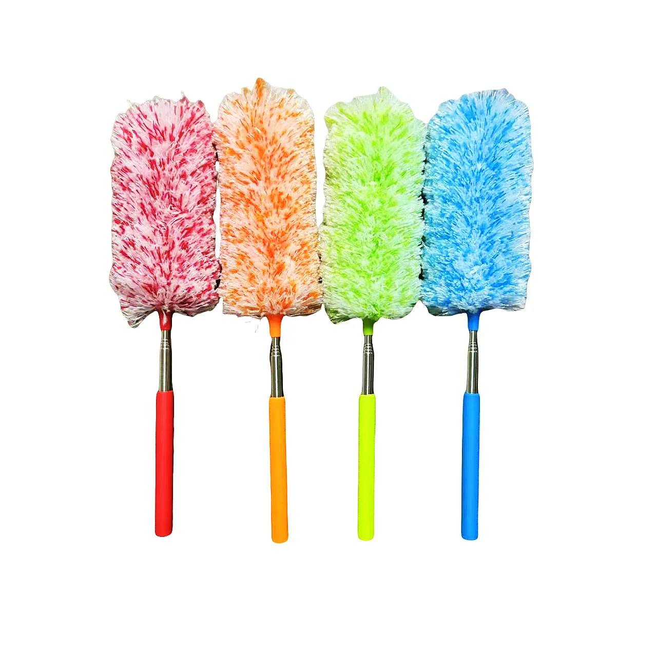 

Hot sell stretchable electrostatic precipitator ultra-fine fiber bendable dust sweeping household clean chicken feather duster