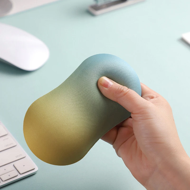 Desktop Mouse Wrist Rest Pad Silicone Mice Keyboard Hand Soft Cushion For Laptop Computer PC Hand Pillow For Office Students