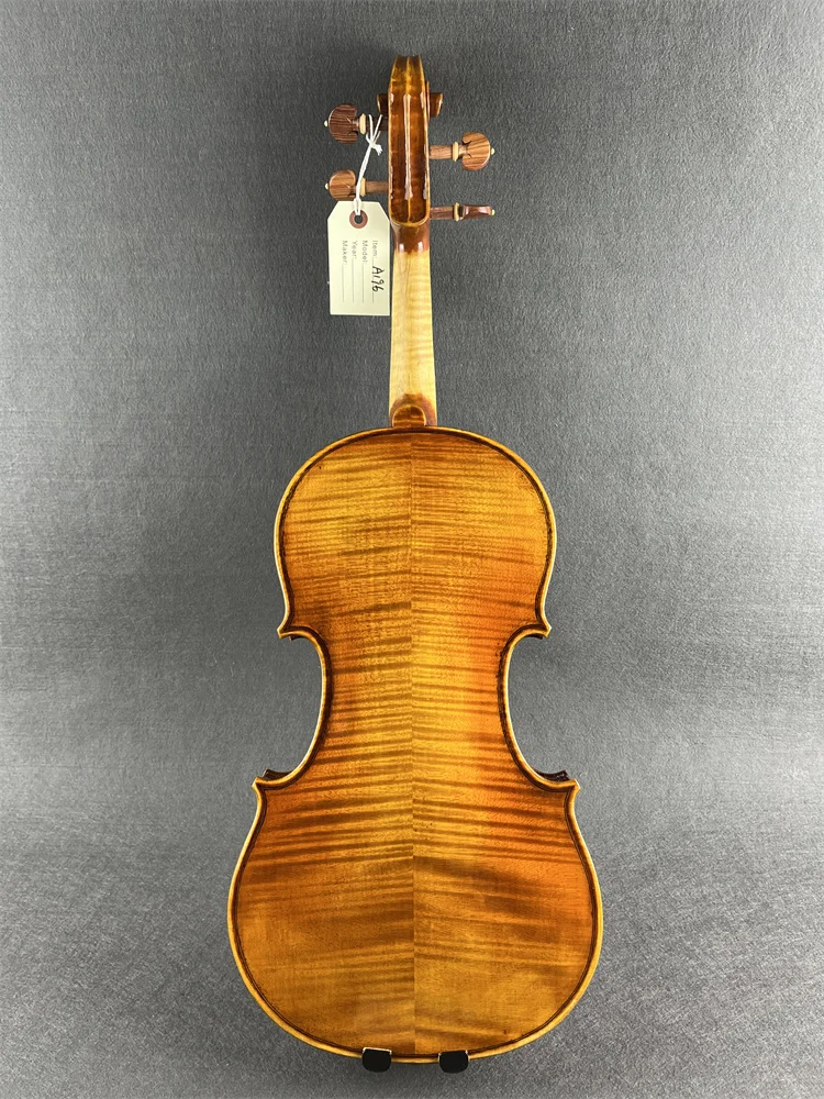 Actual Photo Professional Musician Use Level 4/4 Full Size Violin Hand Made Stradivarius “Messiah” 1716 Copy Violin Set A196