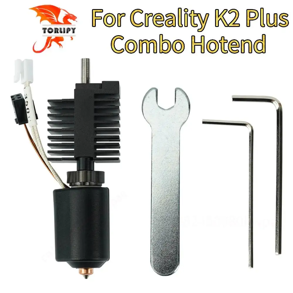 

Для Creality K2 Plus Combo Hotend Kit Керамический нагревательный блок из закаленной стали Быстросменная насадка для деталей 3D-принтера Creality K2 Plus