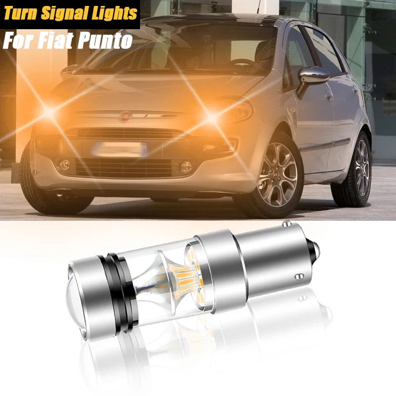 2pcs Canbu BAU15S PY21W LED Turn Signal Lights Lamp No Hyper flash For Fiat Punto 1994 1995 1996 1997 1998 1999 2000 2001-2010