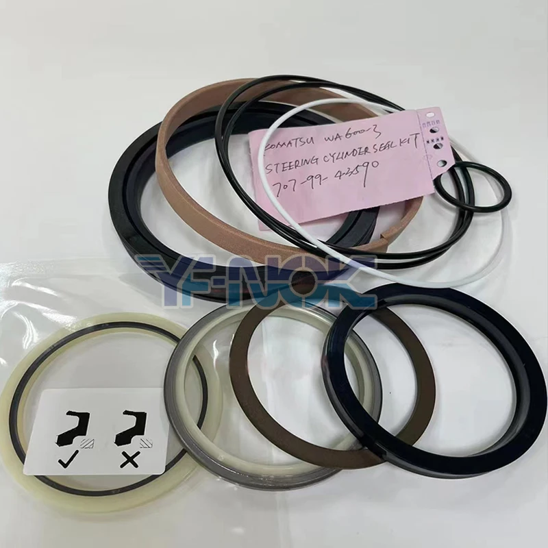 

For Komatsu WA600-3 Dump Seal Kit 707-99-43590 Steering cylindrer Seal Kit Excavator