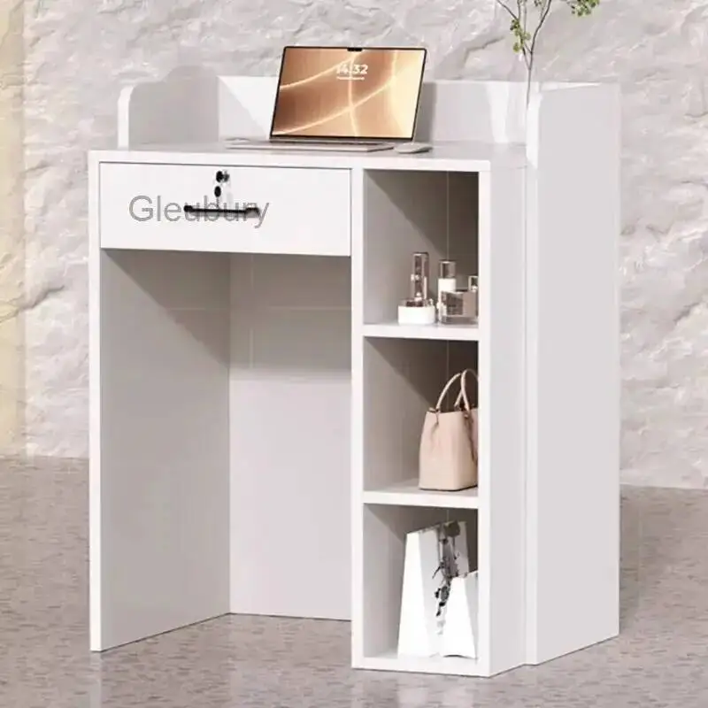 

Counter Reception Desk Office Decorations Modern Display Reception Desks Luxury Simple Modern Hair Salon Commercial Furniture