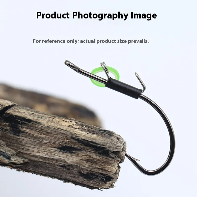 خطاف خلفي جديد من الروبيان معلق بخطاف الروبيان المباشر مرتبط بالمنتج النهائي مجموعة صيد الروبيان العائمة Luyaji لصيد الأسماك البحرية ب #4