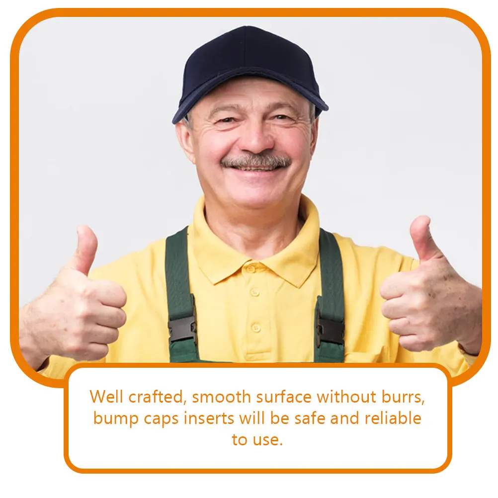 

Комплект защитных вставок для бейсбольных кепок: хлопковая защитная вставка для кепки, универсальная защита головы, бейсболка