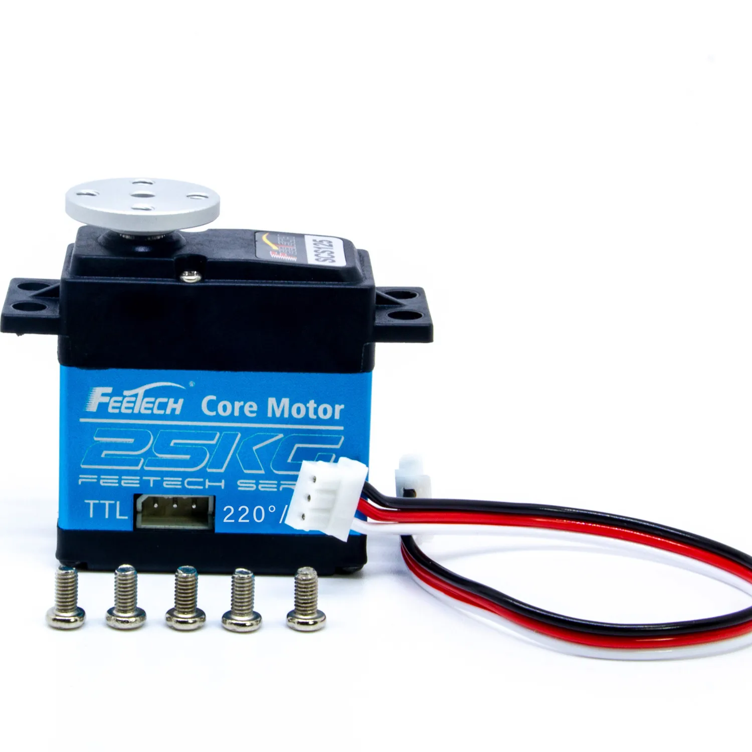 Feetech SCS125 Smart Servo Serial Digital Bus Servo 25KG 20kg.cm Alto Torque com 3 Portas para DIY Robot LX-224