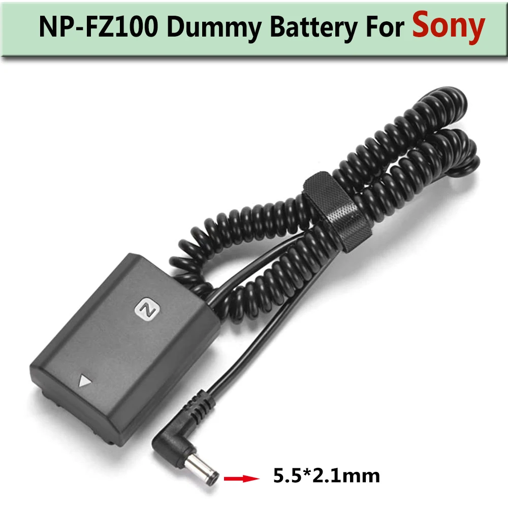 

Camera Full Decoding Dummy Battery DC FZ100 Dummy Battery for Sony A6600 A7III A7RIII A7SIII A7RM4 A7RIV ILCE-9 A9 II A7C Camera