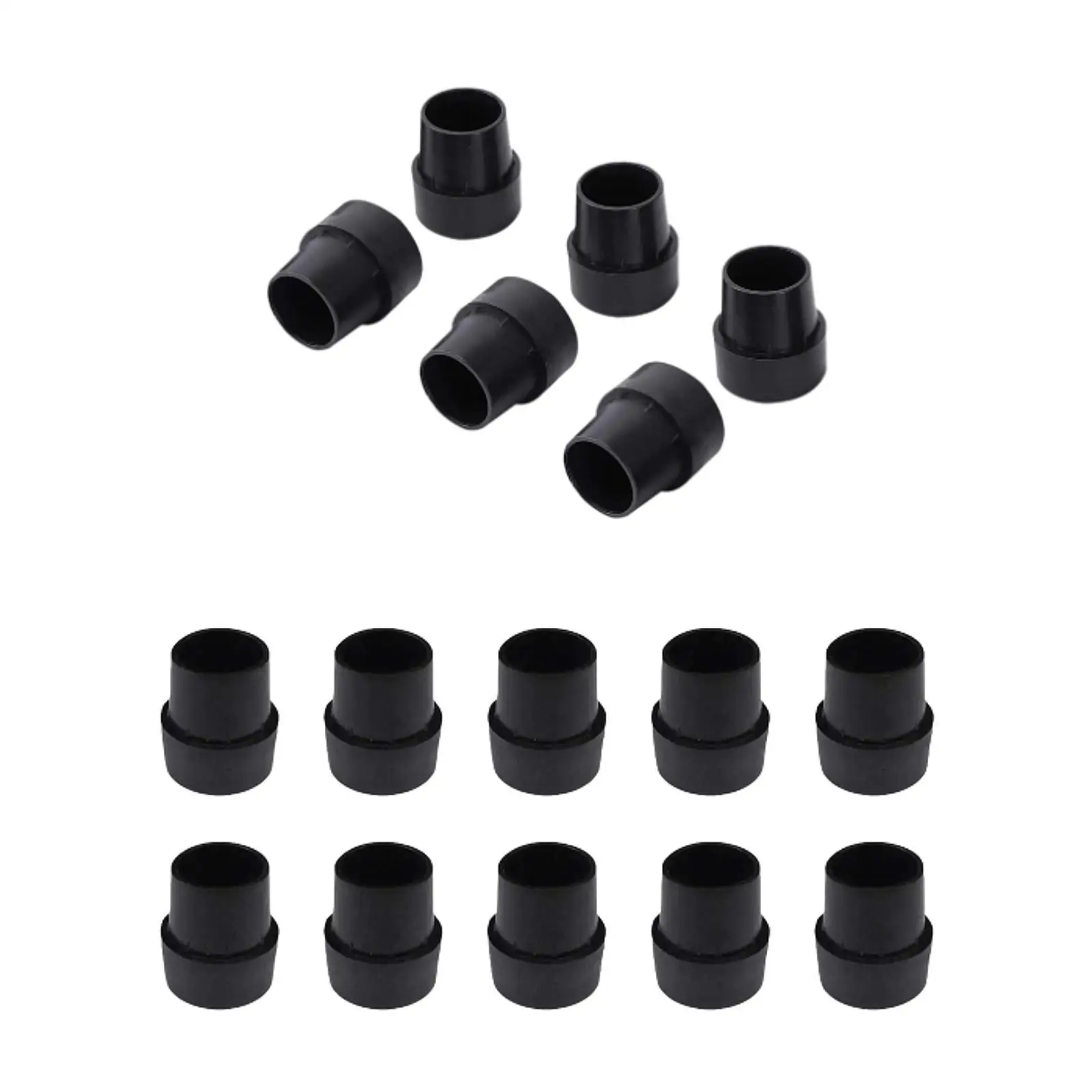 منصات الساق الترامبولين كتم المطاط عدم الانزلاق سهلة التركيب الساق نصائح الأسود الكلمة حصيرة امتصاص الصدمات الانتقال السرير الأنابيب يغطي