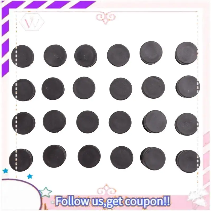 Y74A-24Pack Chair Table Legs Plug 22Mm Diameter Round Plastic Cover Thread Inserted Tube To Protect The Floor And Bumps