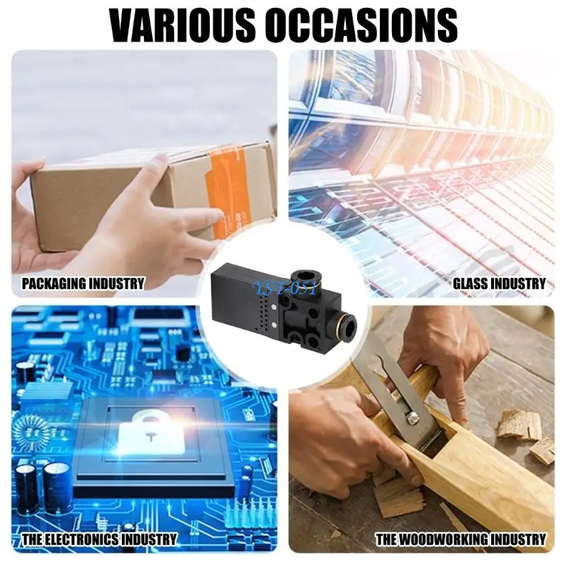 E15A Box Type Small Vacuum Generator Built-in Muffler VAB0704 Vacuum Ejector
