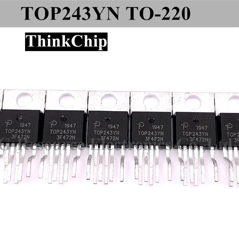 (10pcs) TOP243YN TO220 TOP243Y TO-220-6 TOP243 TO-220 243YN 243 Air conditioning power supply chip Quality Assurance 100%