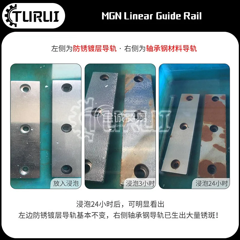 Imagem -03 - Rust Proof Trident Guia Linear Peças Impressora 3d Faça Você Mesmo Acessórios com Slider Voron 2.4 r2 Mgn12h Mgn9h Mgn7h