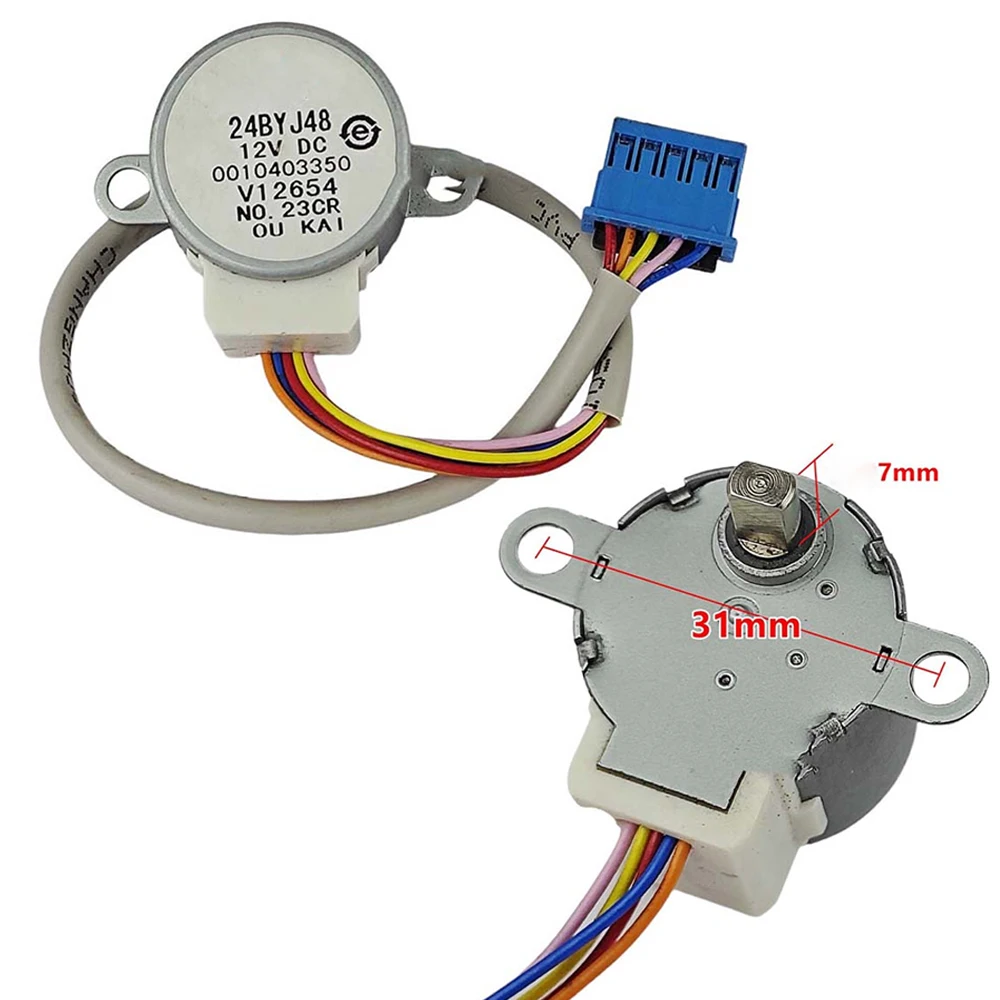 

Air Conditioning 12V Step Motor 24BYJ48 0010403350/G Motor Parts For Haier/Leader Air Conditioner Swing Blade Synchronous Motor