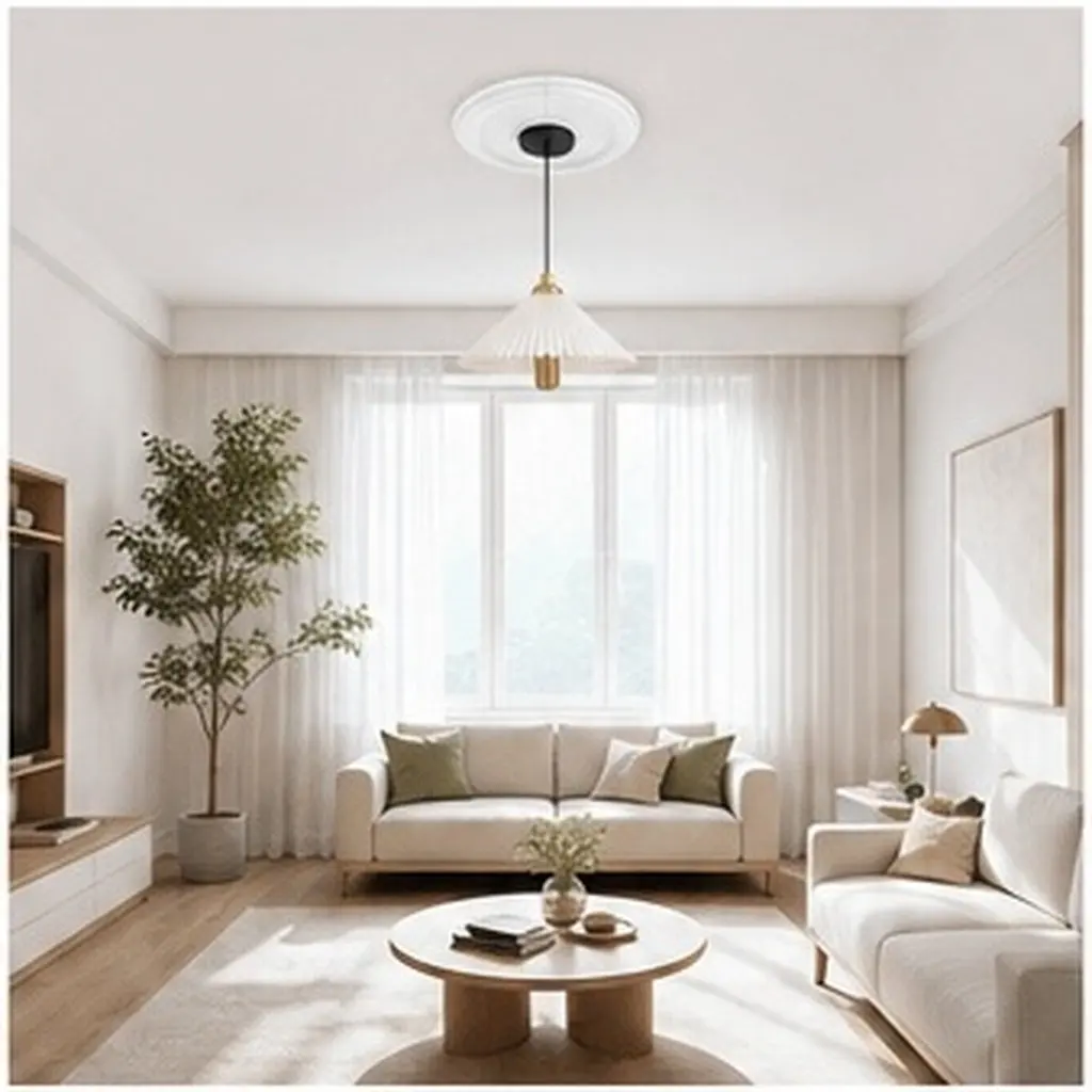 Ceiling Fan Canopy Cover Decorative Chandelier Pendant Light Cover for Halloween Christmas New Year Decor