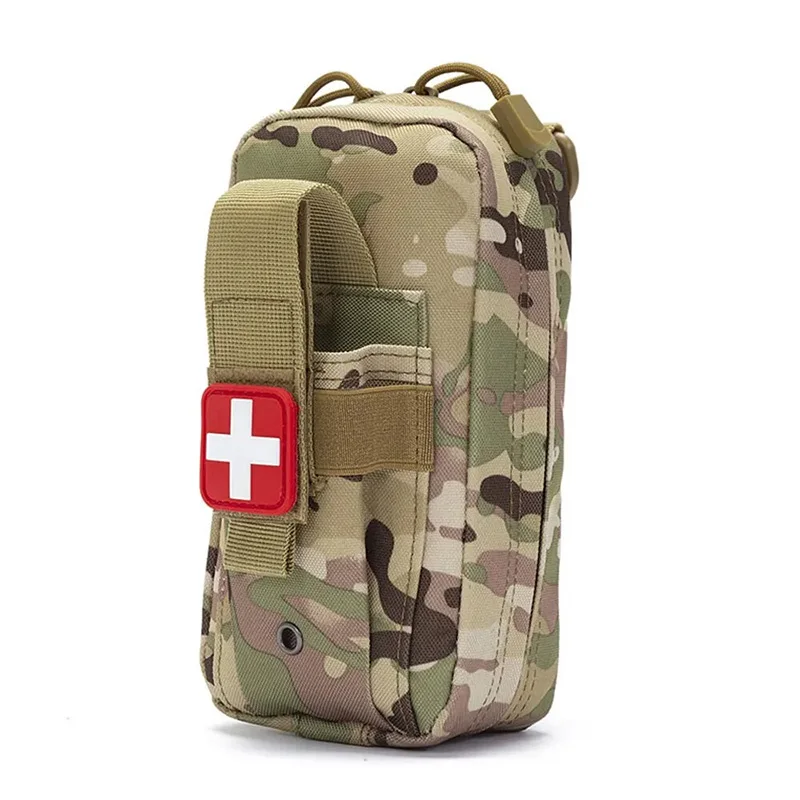 First Aid Kit Medical EDC Pouch Outdoor Medical Bag Tourniquet Scissors Waist Bag Survival Bag