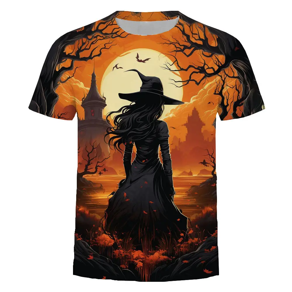 

Funny Halloween Gargamel T-shirt Slimming Fashionable European and American Stylesporty Kids Tshirt Men's Shirts Woman T-shirts