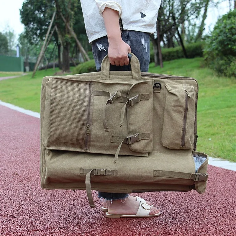 

Холст сумка для рисования для художественного экзамена, рюкзак для хранения эскизов, доска для рисования, портативный чехол для художественного портфолио 48x65 см