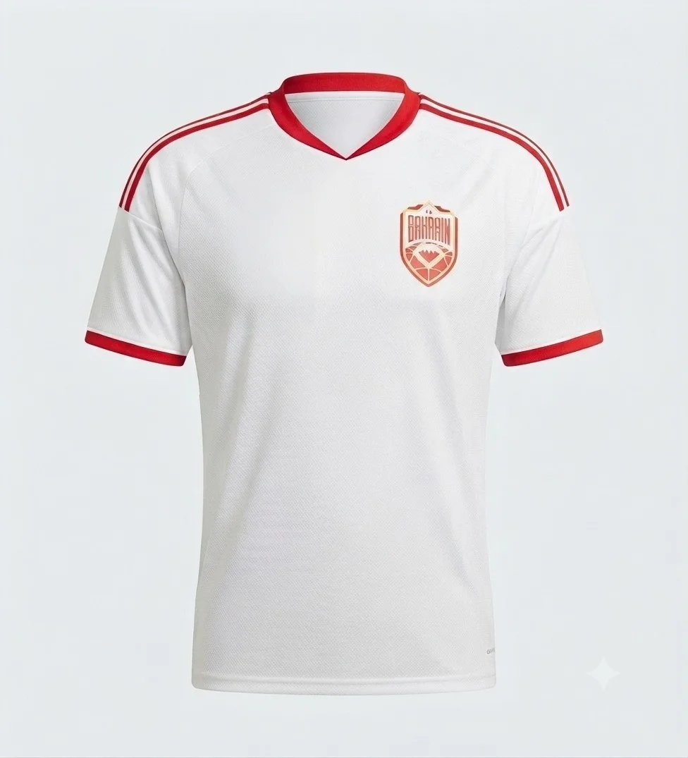 2026/27 New Arrivals Bahrain Men's Jersey 3D Printed Home T-shirt, Quick Drying Casual Suitable for Daily and Training Wear