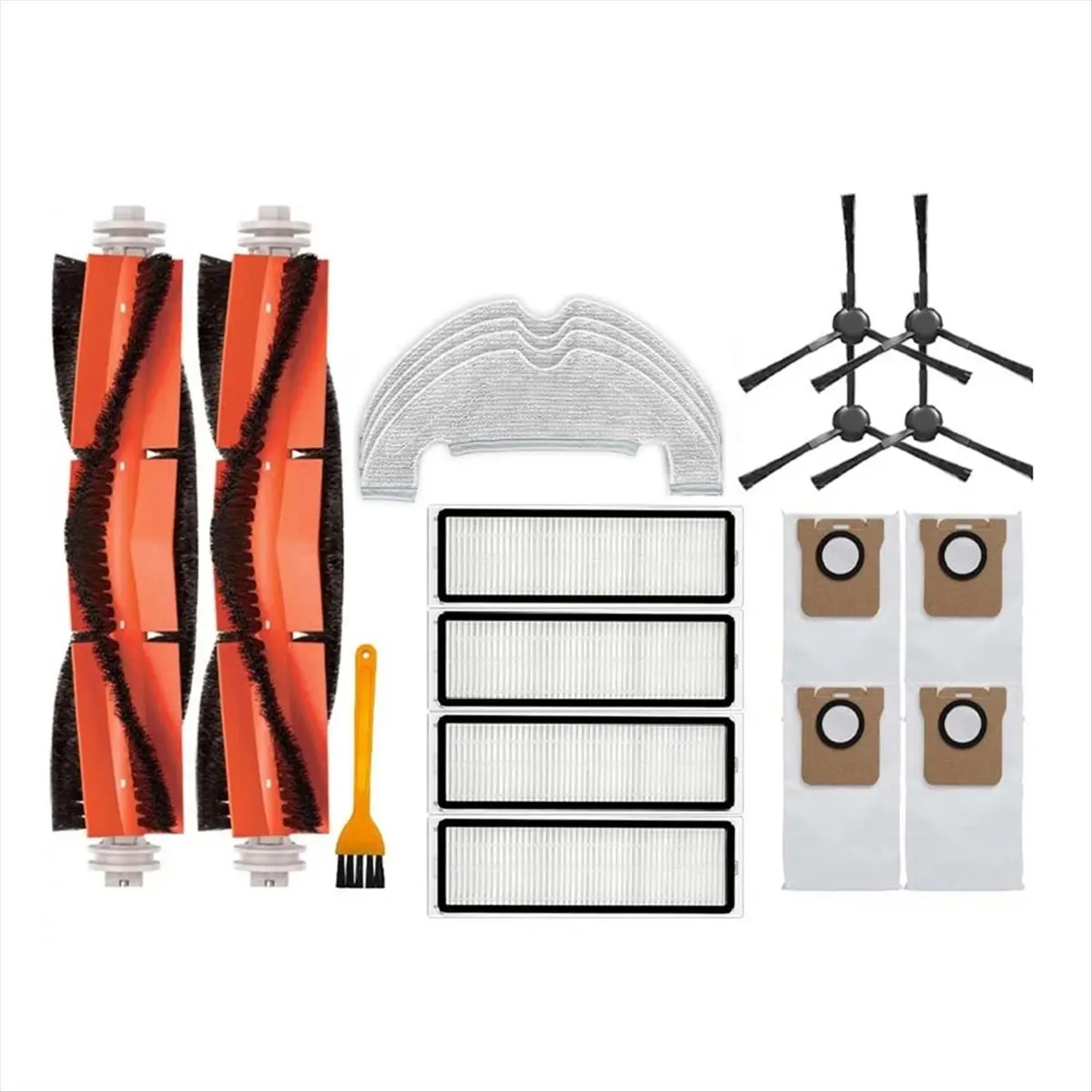 

А03В! Аксессуары для робота-пылесоса Bot D10 Plus RLS3D, детали Hepa-фильтра, швабра, замена мешка для пыли