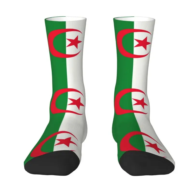 

Algeria Flag Dress Socks for Men Women Warm Fashion Novelty Crew Socks