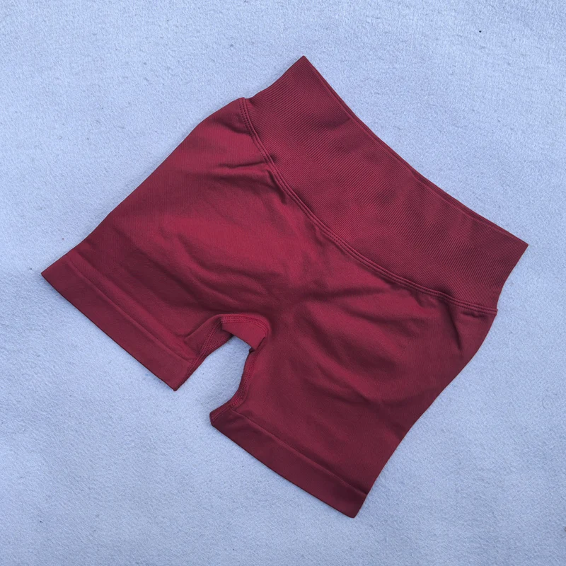 2-teiliges Yoga-Set für Damen, rückenfrei, Neckholder-Tops, hohe Taille, nahtlose Shorts, Fitnessstudio, Anzug, Fitness-Kleidung, Sportbekleidung, Workout-Sets – Detail 20