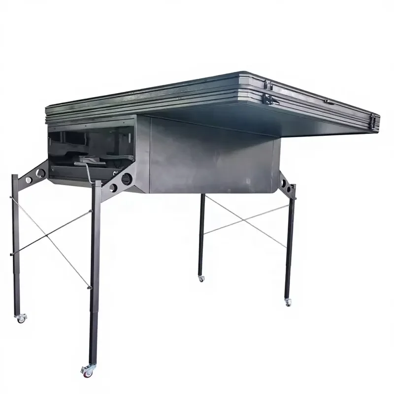 4x4 Off Road Roof Top Tent for Ford Ranger Hard Shell Pop Up Camping Tent with Truck Canopy