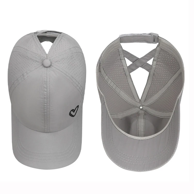 Schnell trocknende Baseballkappe für Damen, Pferdeschwanz-Hüte, Sport-Sonnenhüte für Teenager-Mädchen, modischer Damen-Sommerhut für Outdoor-Reisen – Detail 8