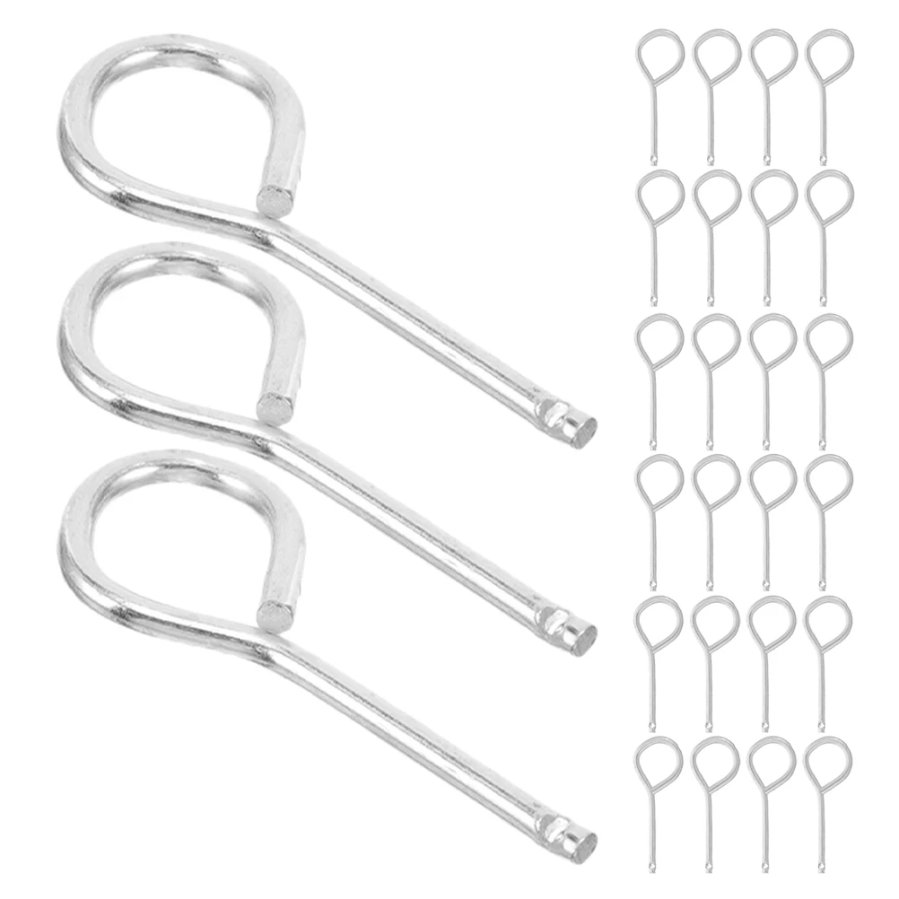 

60pcs Lock Stainless Steel Pull Pins Quick Release High Temp Resistant Universal Fit Replacement Hardware Safety Replacements