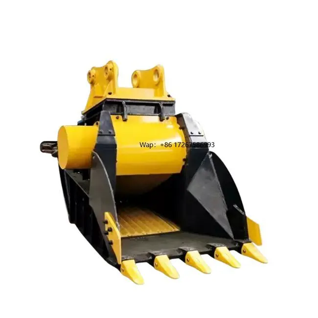 High-Quality Excavator Jaw Crusher Bucket Construction Machinery Attachments