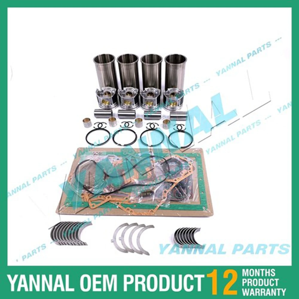 

4TNV82 Overhaul Rebuild Kit With Full Gasket Bearing Set For Yanmar Engine