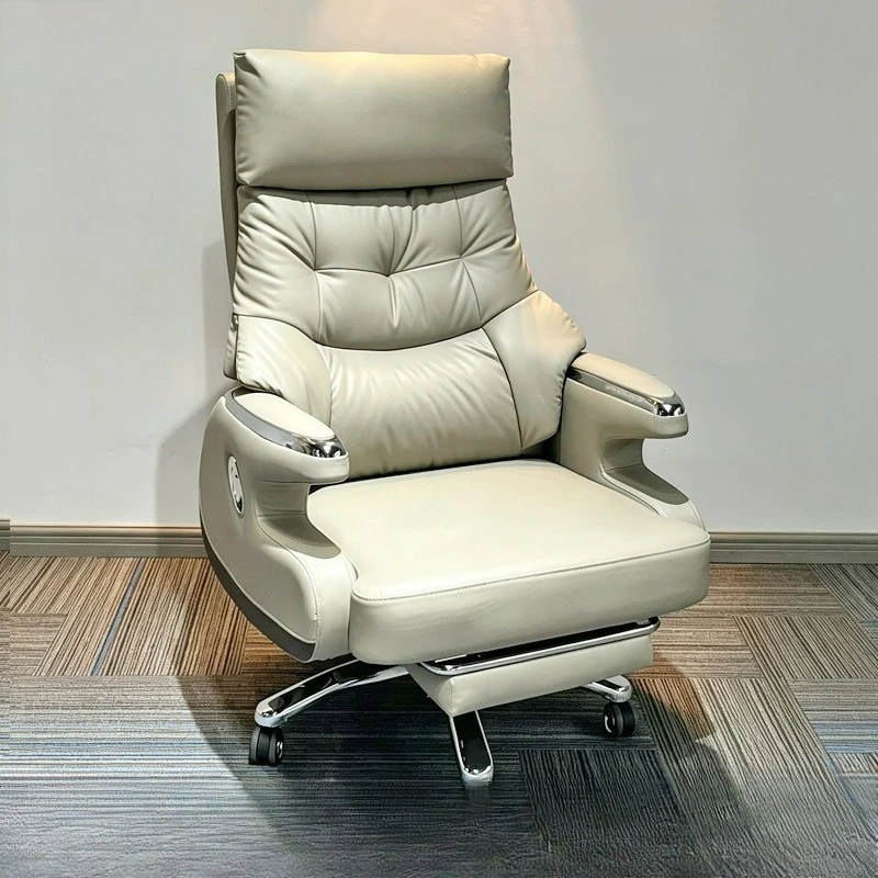 Light Luxury Boss Chair, Lazy Can Lie Down, Home Computer  Lunch Break, Executive  Advanced Back Comfortable