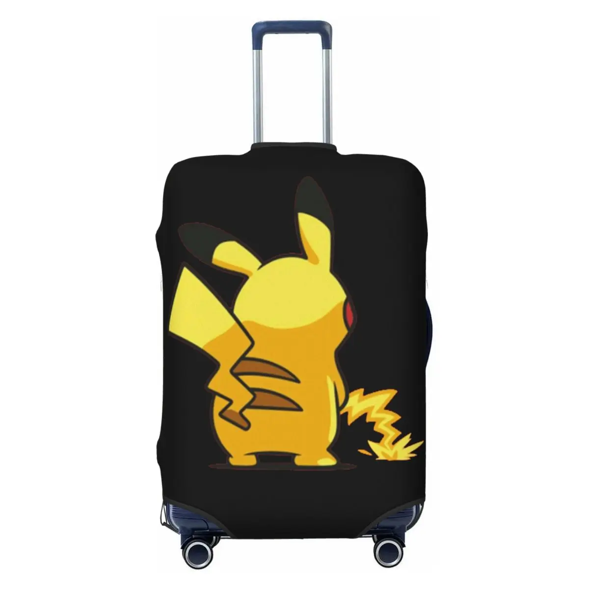 

Custom Bikachus Cartoon Suitcase Cover Dust Proof Luggage Covers Protector for 18-32 inch