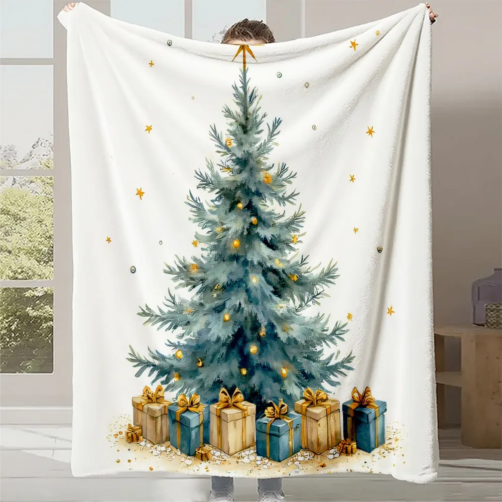 

Top pick1pc Black White Skull Flannel Blanket HD Print 100% Polyester All-Season Cooling Family Friends Gift