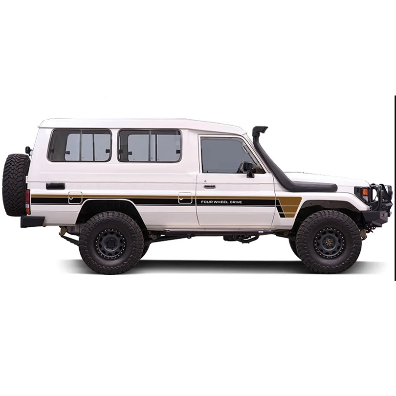 Off Road Four Wheel Drive Side Body Stripes Custom Decal Vinyl Wrap Graphics Stickers Decoration for Toyota Land Cruiser 75 LC75