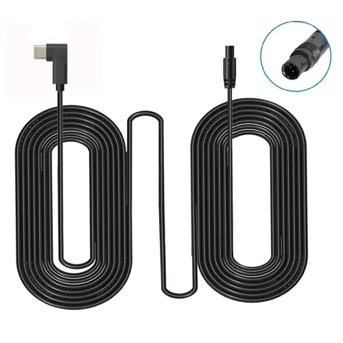 Imagen 1 del producto Cable de extensión para cámara trasera 70mai, 5,5 m, para cámara trasera 70MAI RC22 / RC24 / RC21, línea de conexión de fotografía trasera