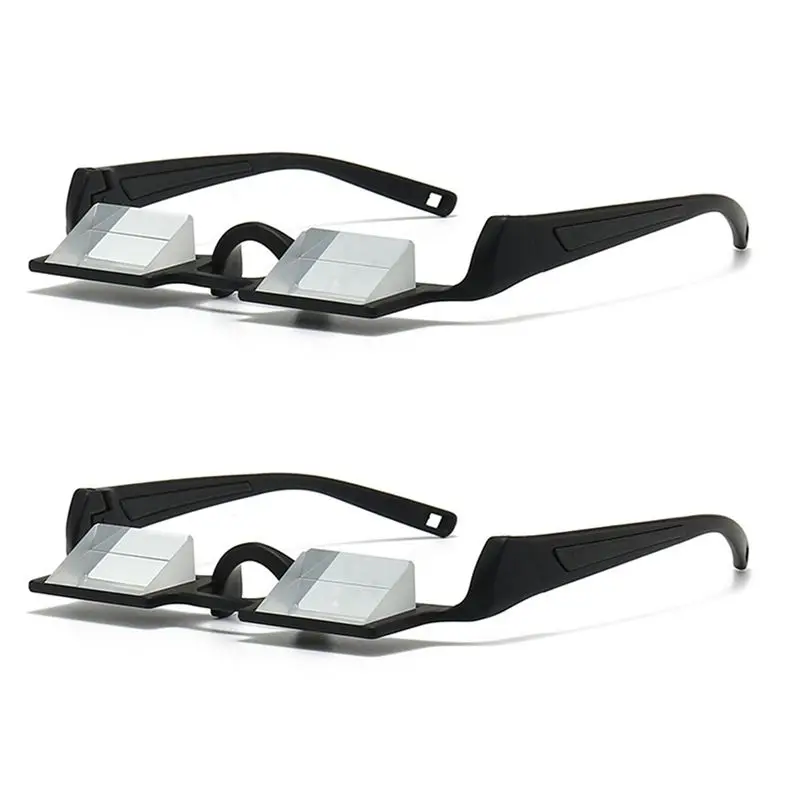 HOES-2X Rock Climbing Clear Prism Glasses Eyeglasses Hight Transparent Optical Refractive Light Weight Belay Style:A