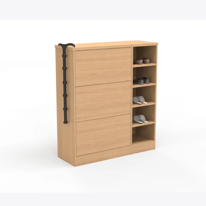 

New Simple Modern Multi-layer Storage Customized Furniture Wood Shoe Cabinet For Shoe Storage Living Room Furniture