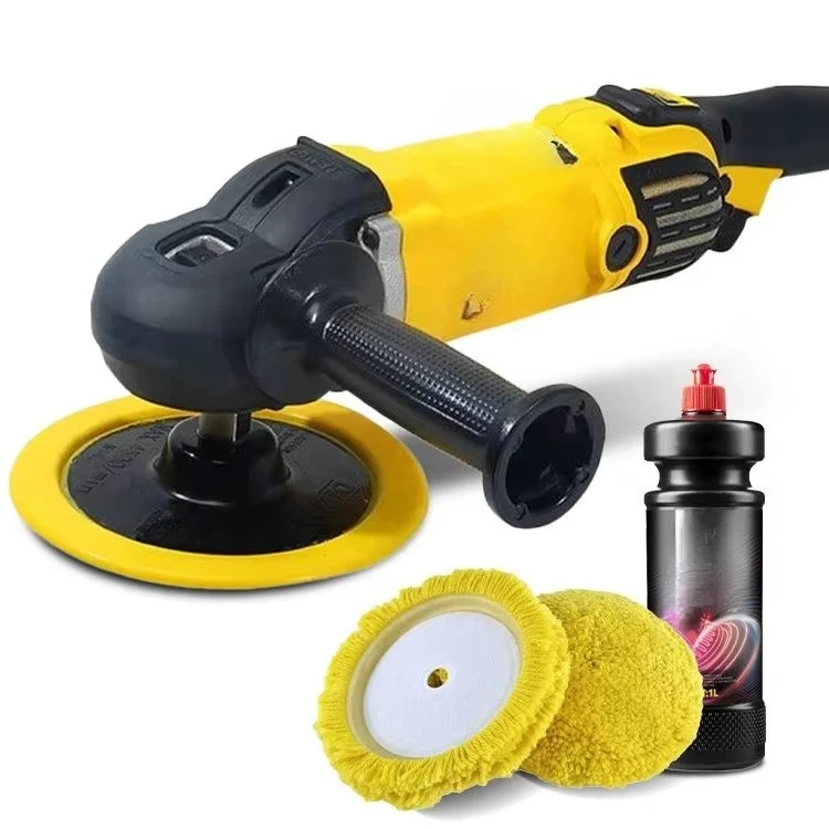 DWP849 1250W 7in Car Polisher with Backing Plate Buffer for Removing Sand Marks Scratches Oxidation