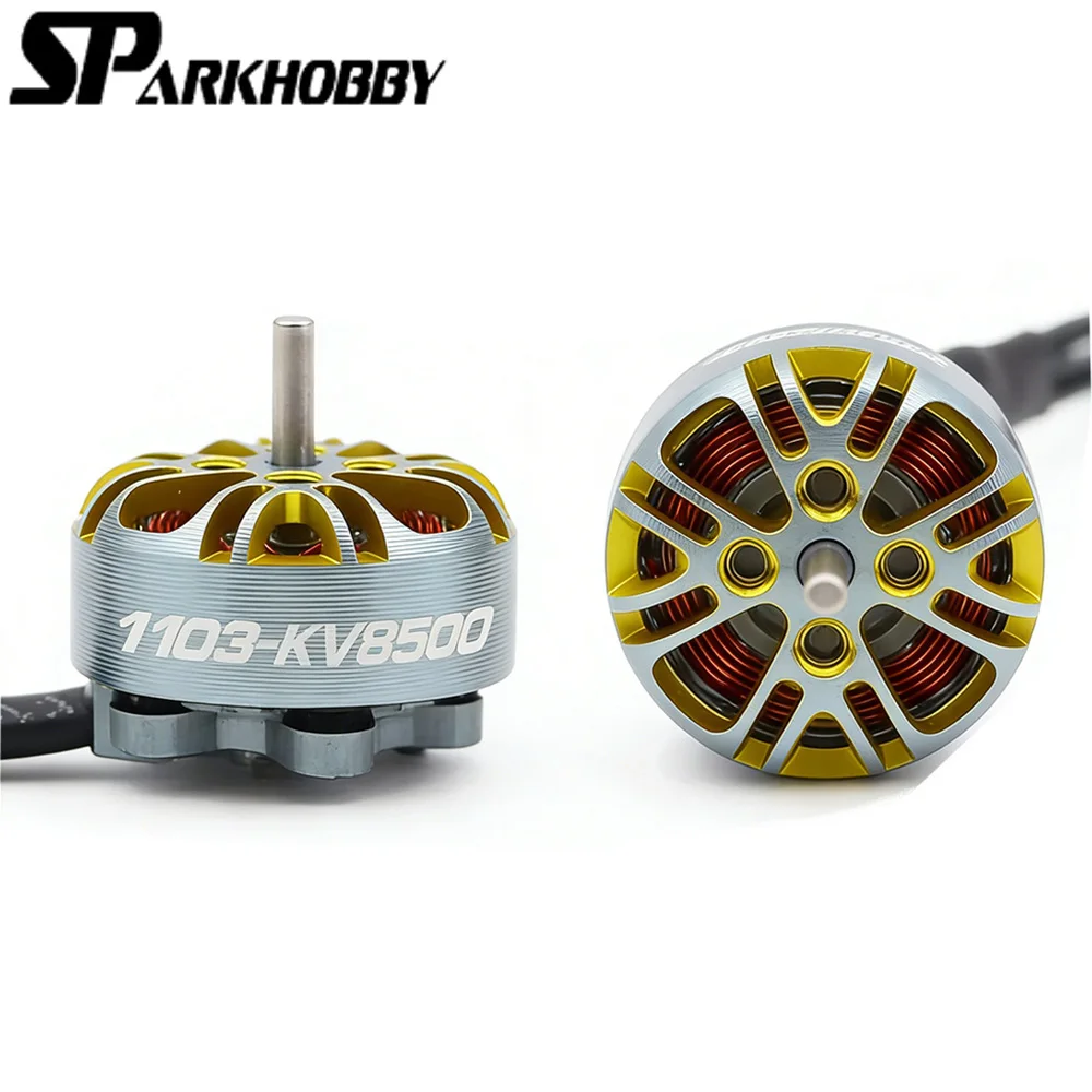 Moteur sans balais SPARKHOBBY XSPEED 1103 8500KV 2~3S 9N12P avec axe de 1,5 mm pour drones Tinywhoop