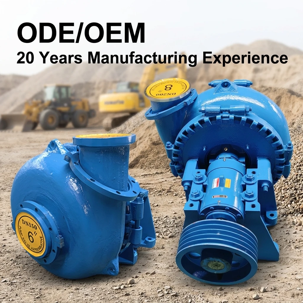 OEM Heavy Duty High Pressure DC Gravel Pump, 10000+ L/min Flow Rate, 1 Year Warranty with Competitive Price