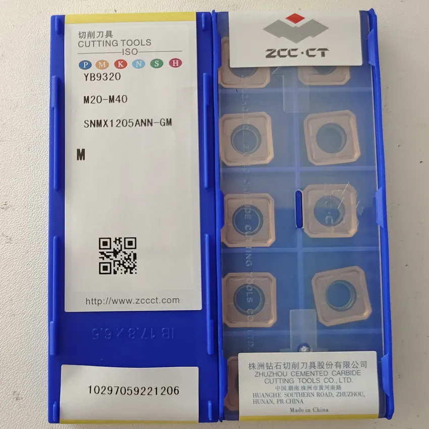 

ZCC.CT SNMX1205ANN-GM YB9320/SNMX1205ANN-GM YBD152/SNMX1205ANN-GM YBM253 CNC carbide inserts 10pcs/box